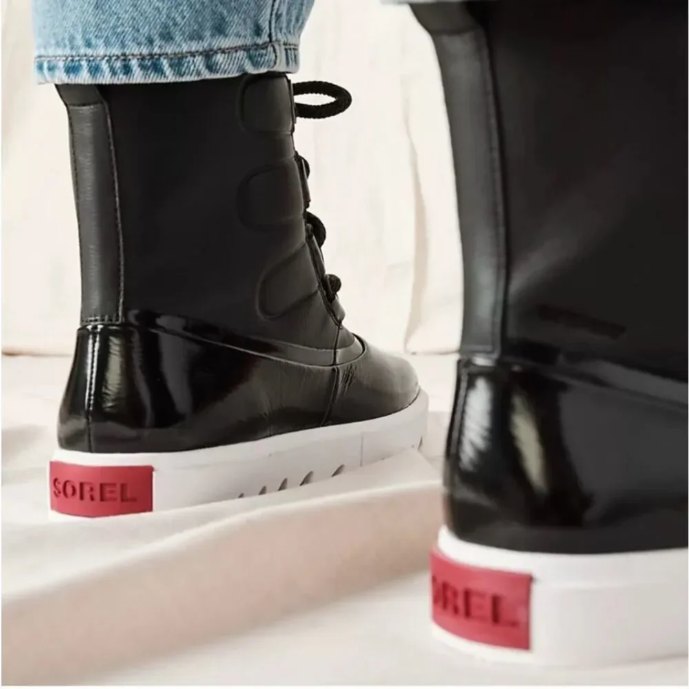Sorel Joan of Arctic Next Lite Genuine Shearling Waterproof Cold Weather Patent
